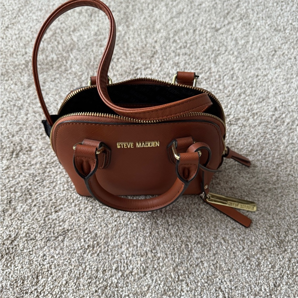 Steve Madden Tan Satchel Bag